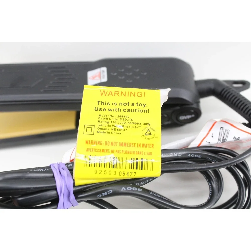 GVP MINI FLAT IRON Hair Straightener Travel Size‎ Purse Size
